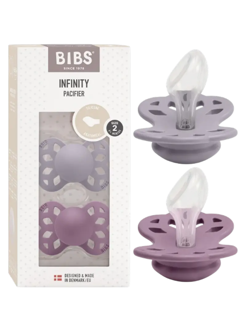 Набор пустышек анатомических силиконовых BIBS Infinity (2 шт)