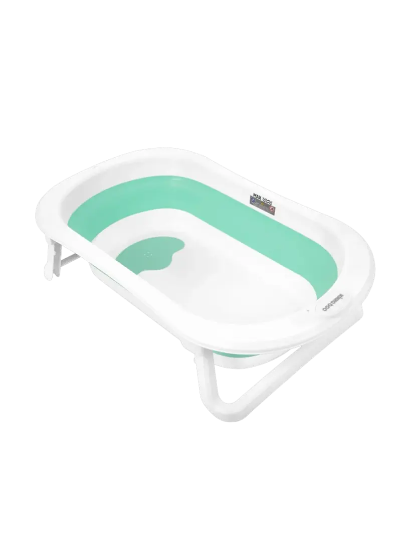 Ванночка детская складная со встроенным термометром KikkaBoo Fiji Mint
