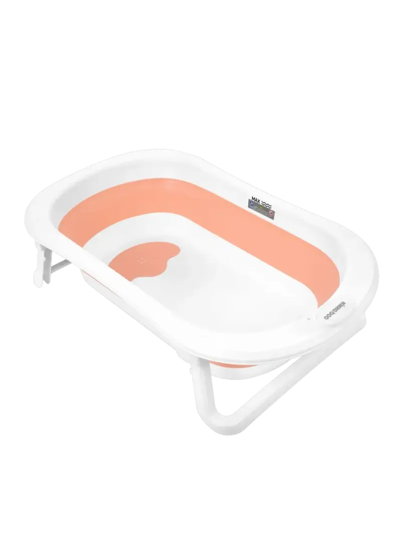 Ванночка детская складная со встроенным термометром KikkaBoo Fiji Beige