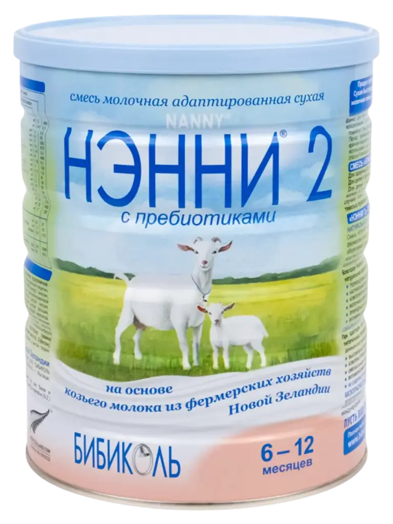 Smes Nenni 2 800G Смесь детская нэнни 2 с пребиотиками на козьем молоке 6+ мес
