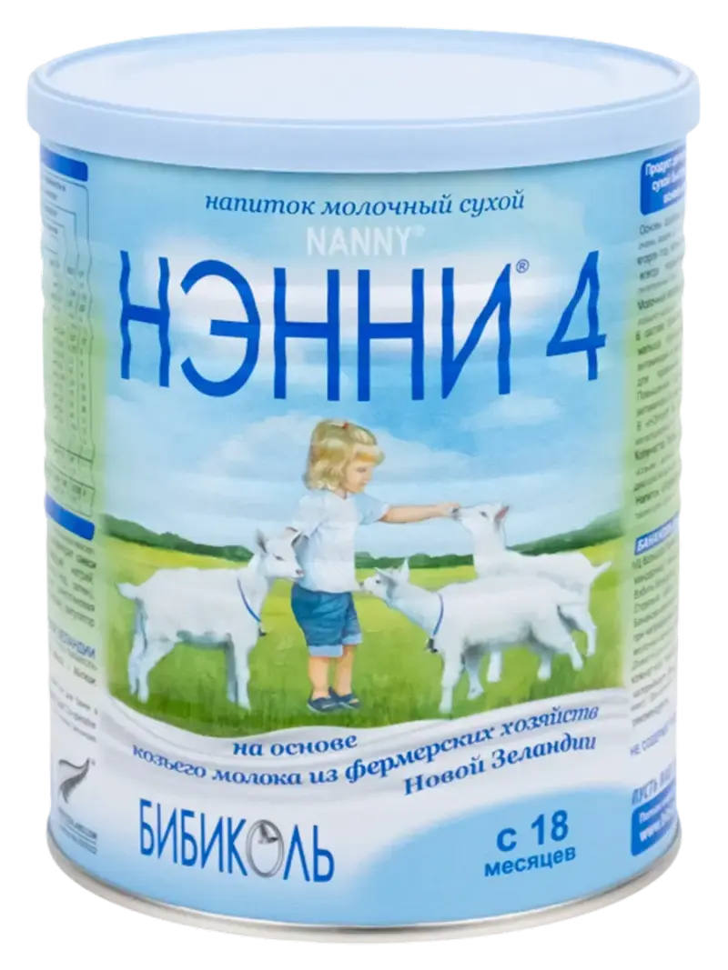 Смесь детская Нэнни 4 с пребиотиками на козьем молоке 18+ мес
