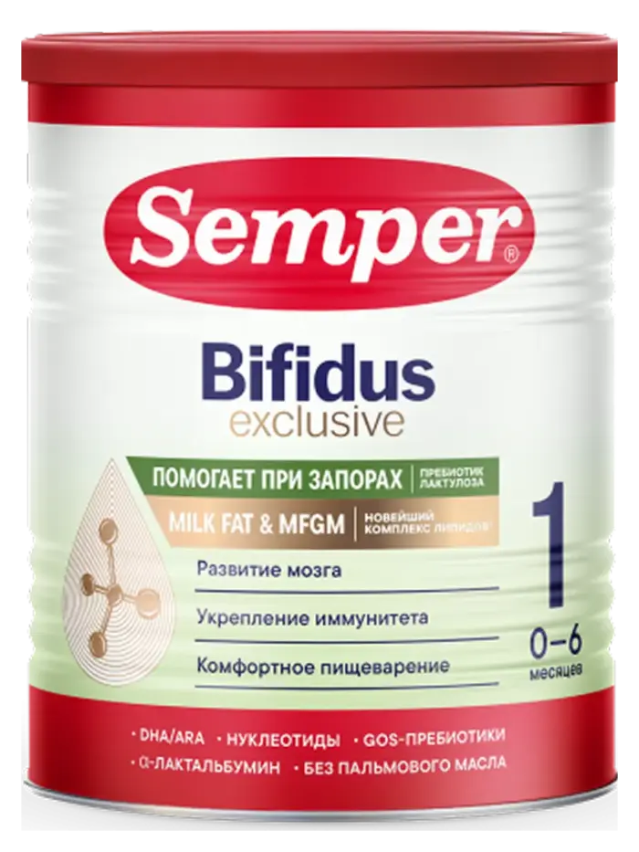 Смесь детская молочная Semper Бифидус Эксклюзив