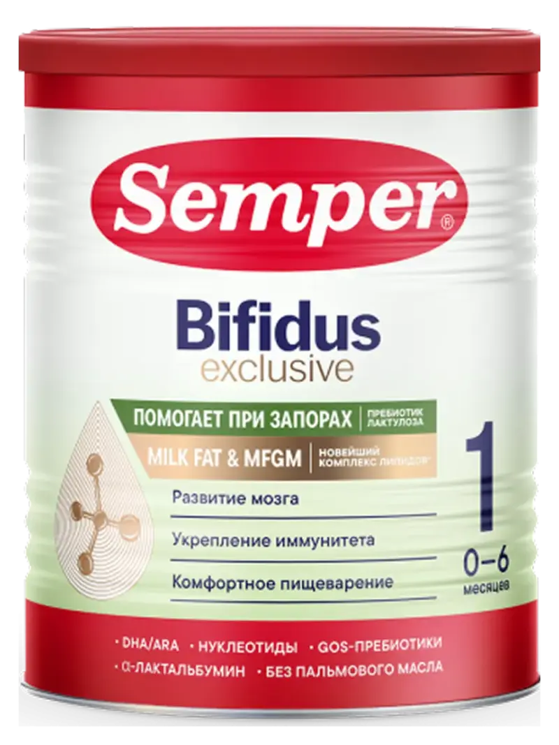 Смесь детская молочная Semper Бифидус Эксклюзив