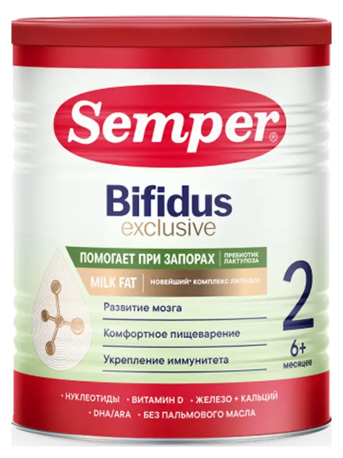 Смесь детская молочная Semper Бифидус Эксклюзив Смесь детская молочная Semper Бифидус Эксклюзив
