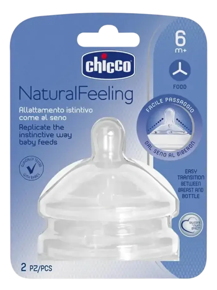 Соска для бутылочки Chicco Natural Feeling Соска для бутылочки Chicco Natural Feeling