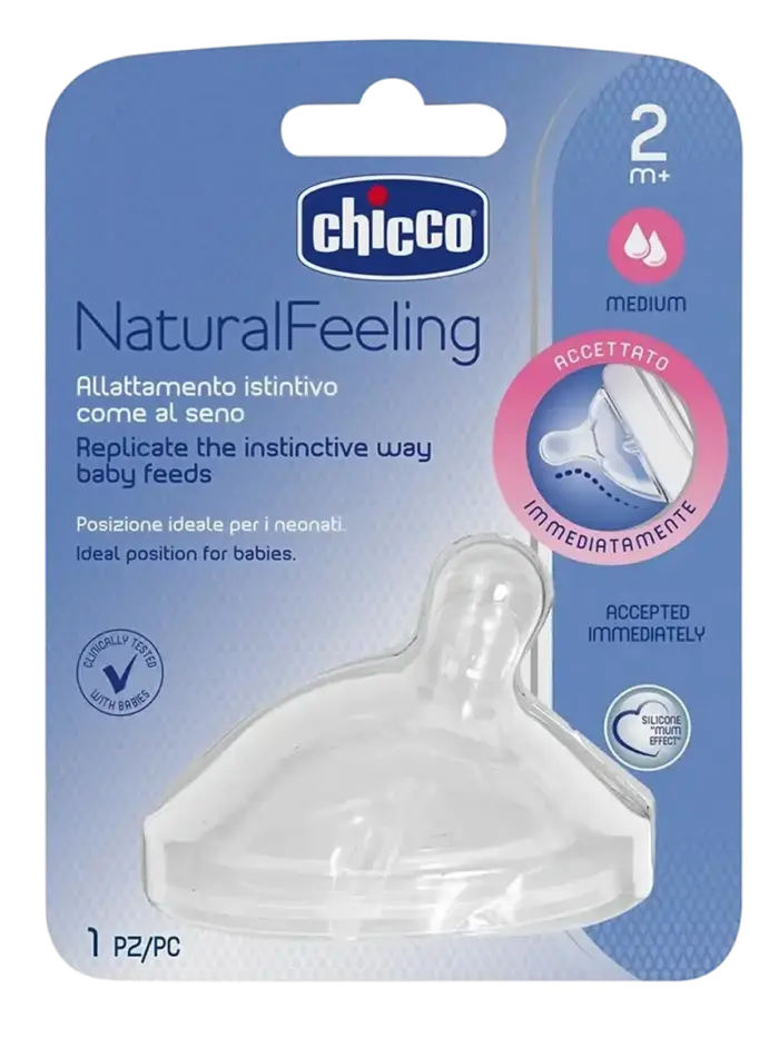 Соска для бутылочки Chicco Natural Feeling Соска для бутылочки Chicco Natural Feeling