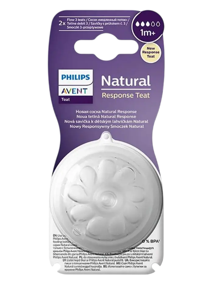 Соска для бутылочки Philips Avent Natural Response Соска для бутылочки Philips Avent Natural Response