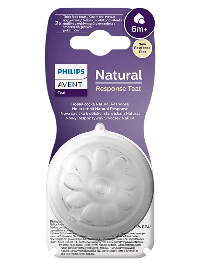 Соска для бутылочки Philips Avent Natural Response Соска для бутылочки Philips Avent Natural Response