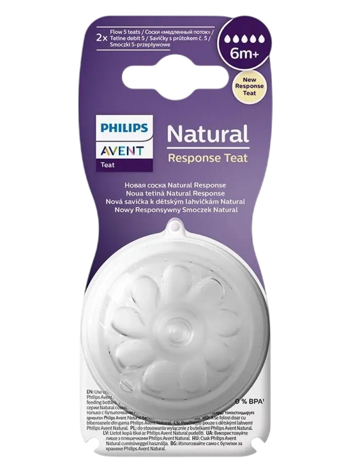Соска для бутылочки Philips Avent Natural Response Соска для бутылочки Philips Avent Natural Response