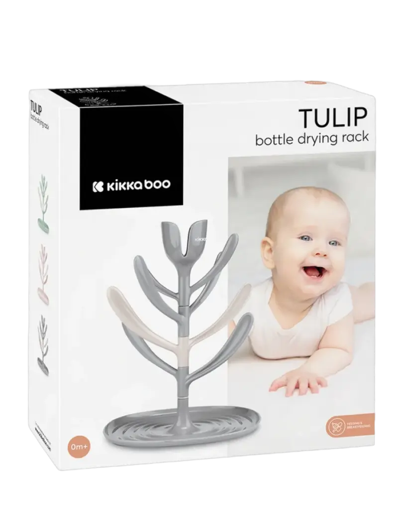 Сушилка для бутылочек и сосок KikkaBoo Tulip Grey