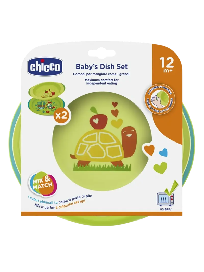 Набор детских тарелок Chicco Easy Feeding