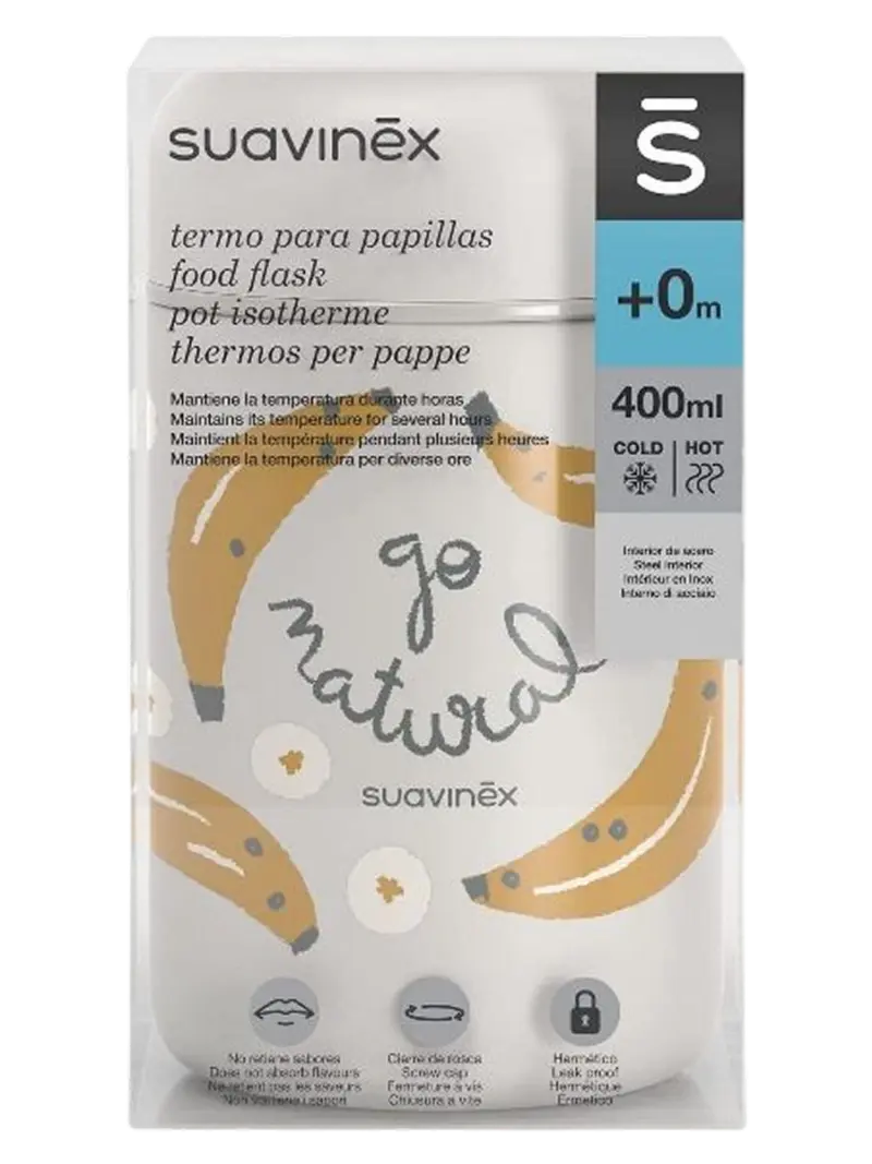 Термос для еды детский Suavinex Банан 400мл