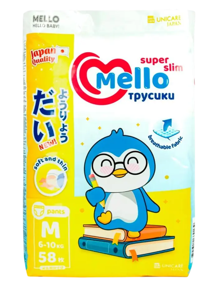 Подгузники-трусики детские Mello Super Slim Подгузники-трусики детские Mello Super Slim