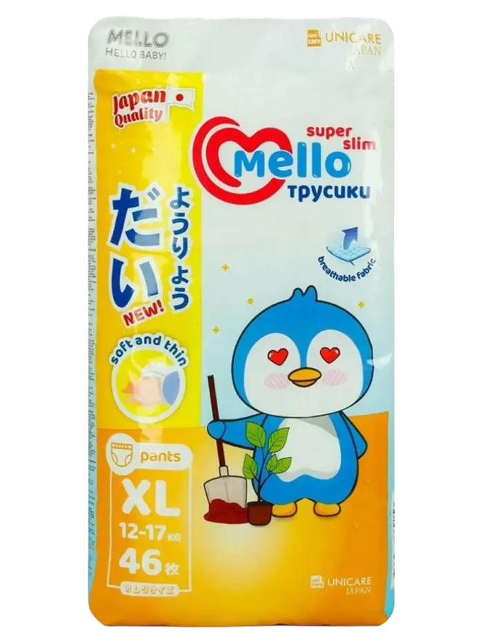 Подгузники-трусики детские Mello Super Slim