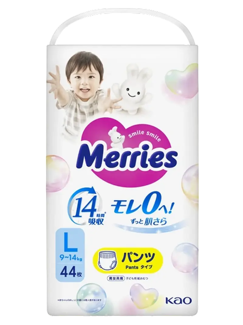 Подгузники-трусики детские Merries