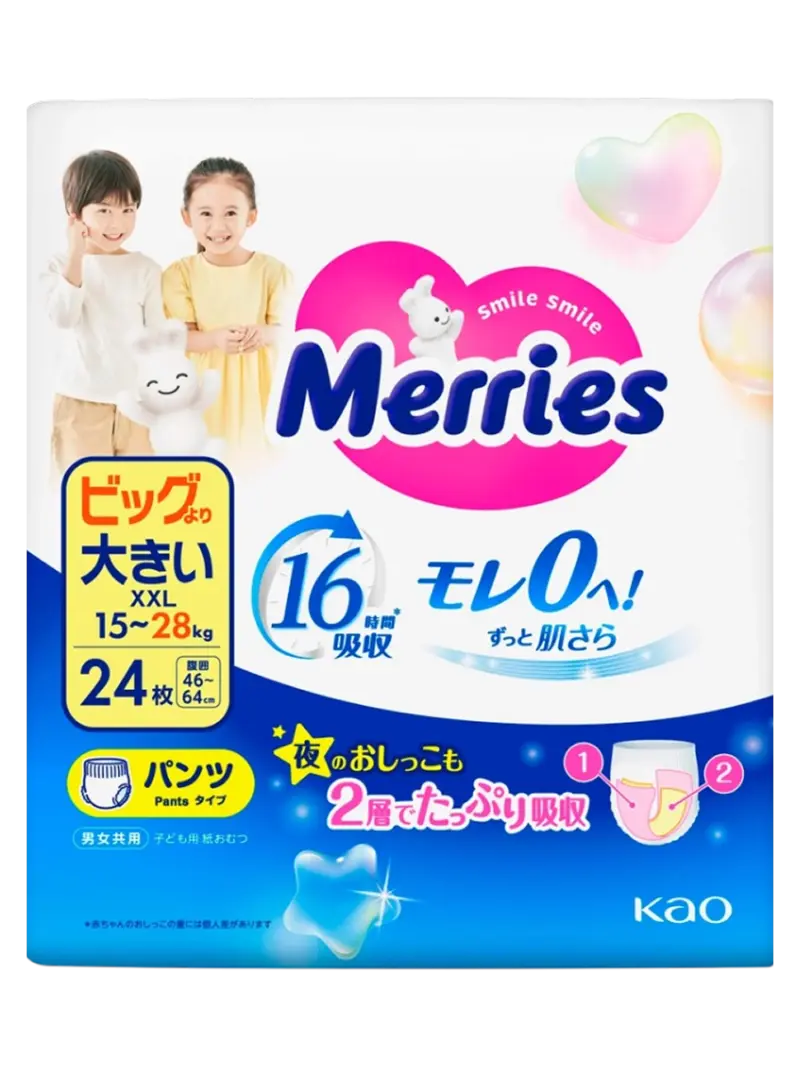 Подгузники-трусики детские Merries