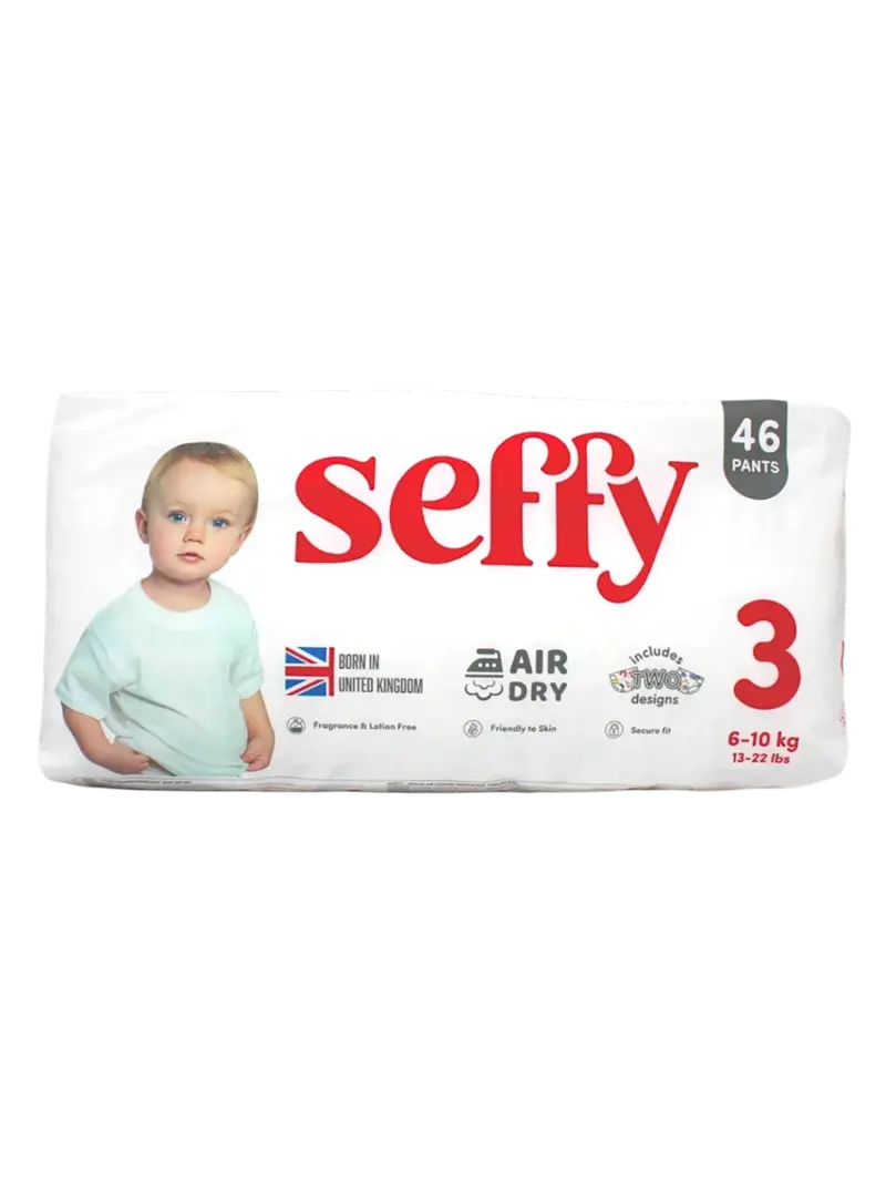 Подгузники-трусики детские Seffy размер 3 M (6-10 кг)