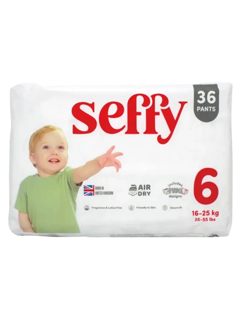 Подгузники-трусики детские Seffy размер 6 XXL (16-25 кг)