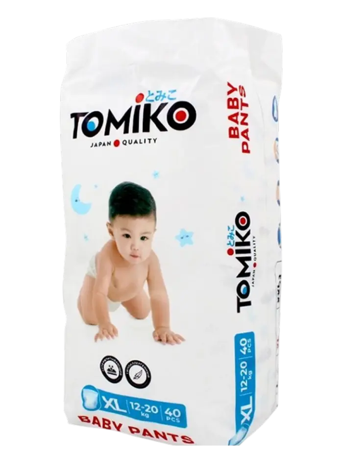 Подгузники-трусики детские Tomiko Premium размер 6 (15-20 кг)