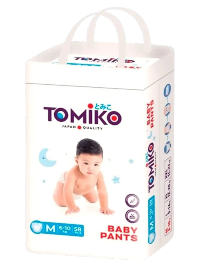 Подгузники-трусики детские Tomiko Premium размер 6 (15-20 кг)