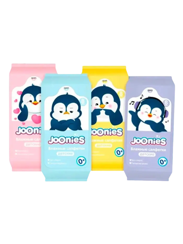 Детские влажные салфетки Joonies