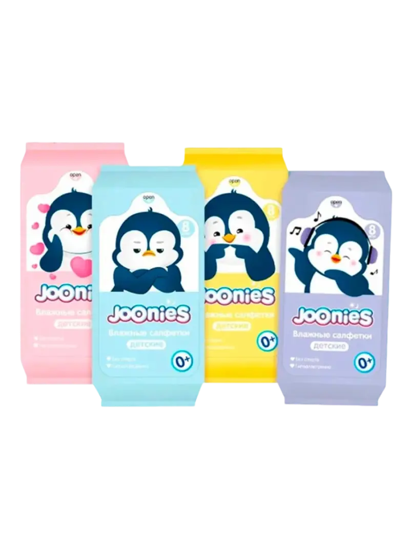 Детские влажные салфетки Joonies