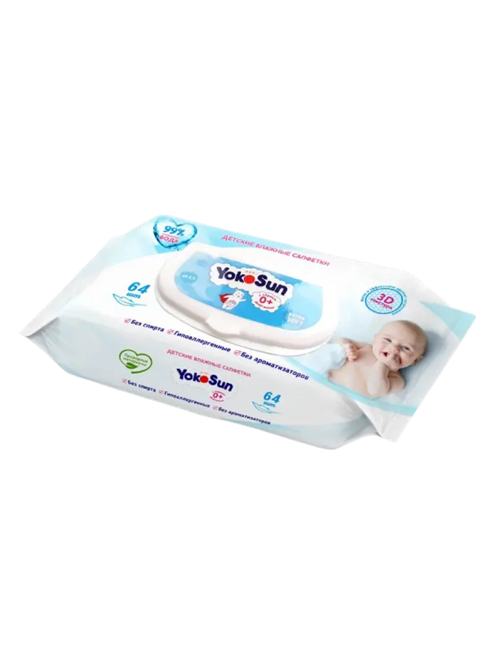 Детские влажные салфетки YokoSun Детские влажные салфетки YokoSun