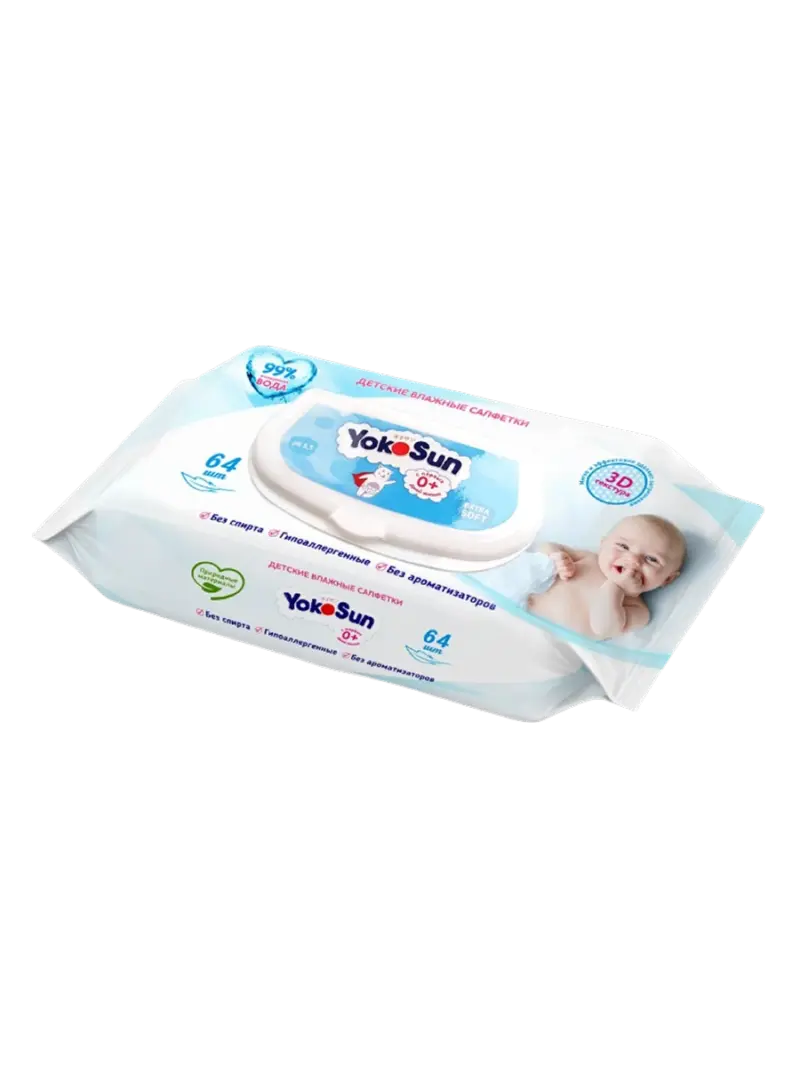 Детские влажные салфетки YokoSun Детские влажные салфетки YokoSun